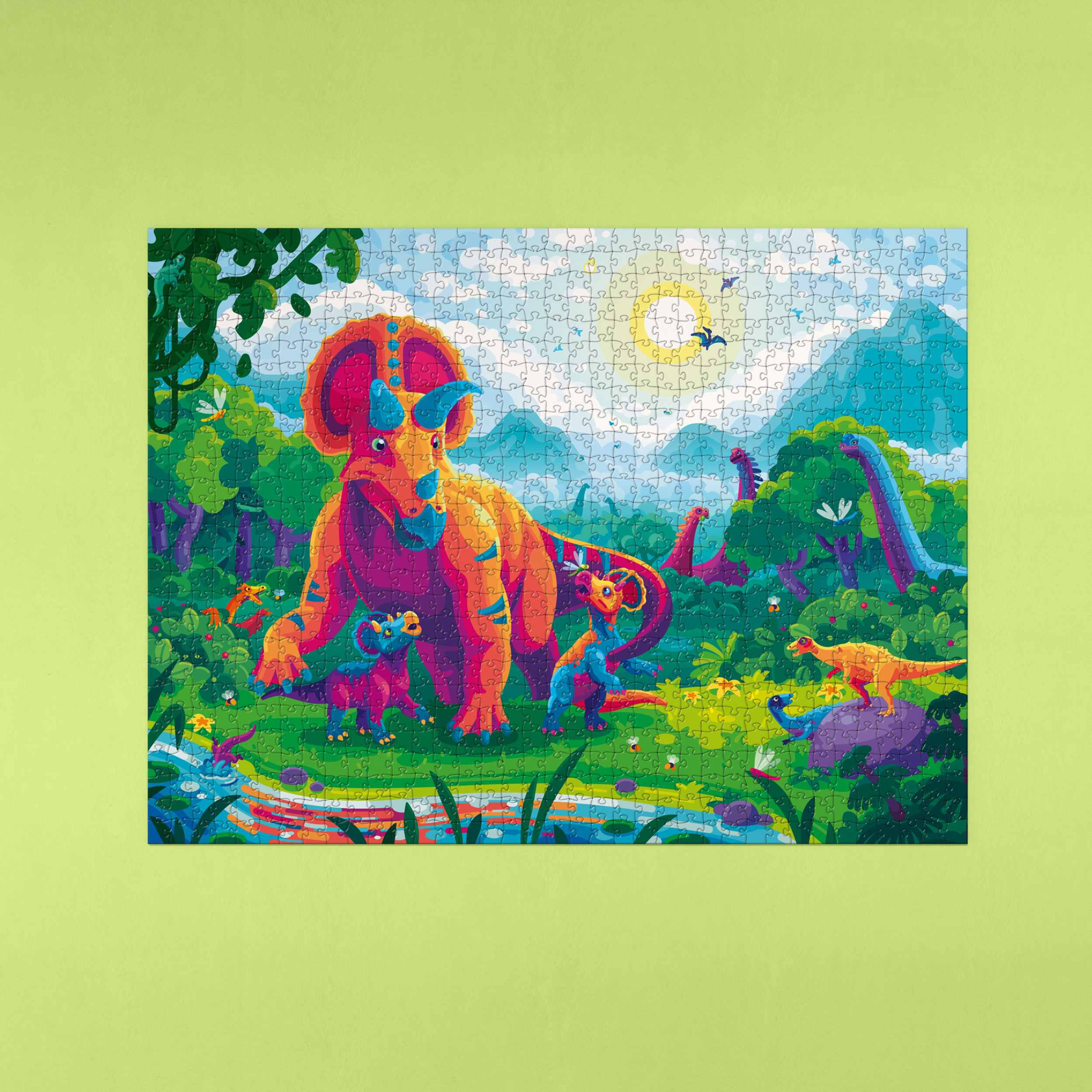 Dinosaur Paradise Jigsaw Puzzle - Image 4