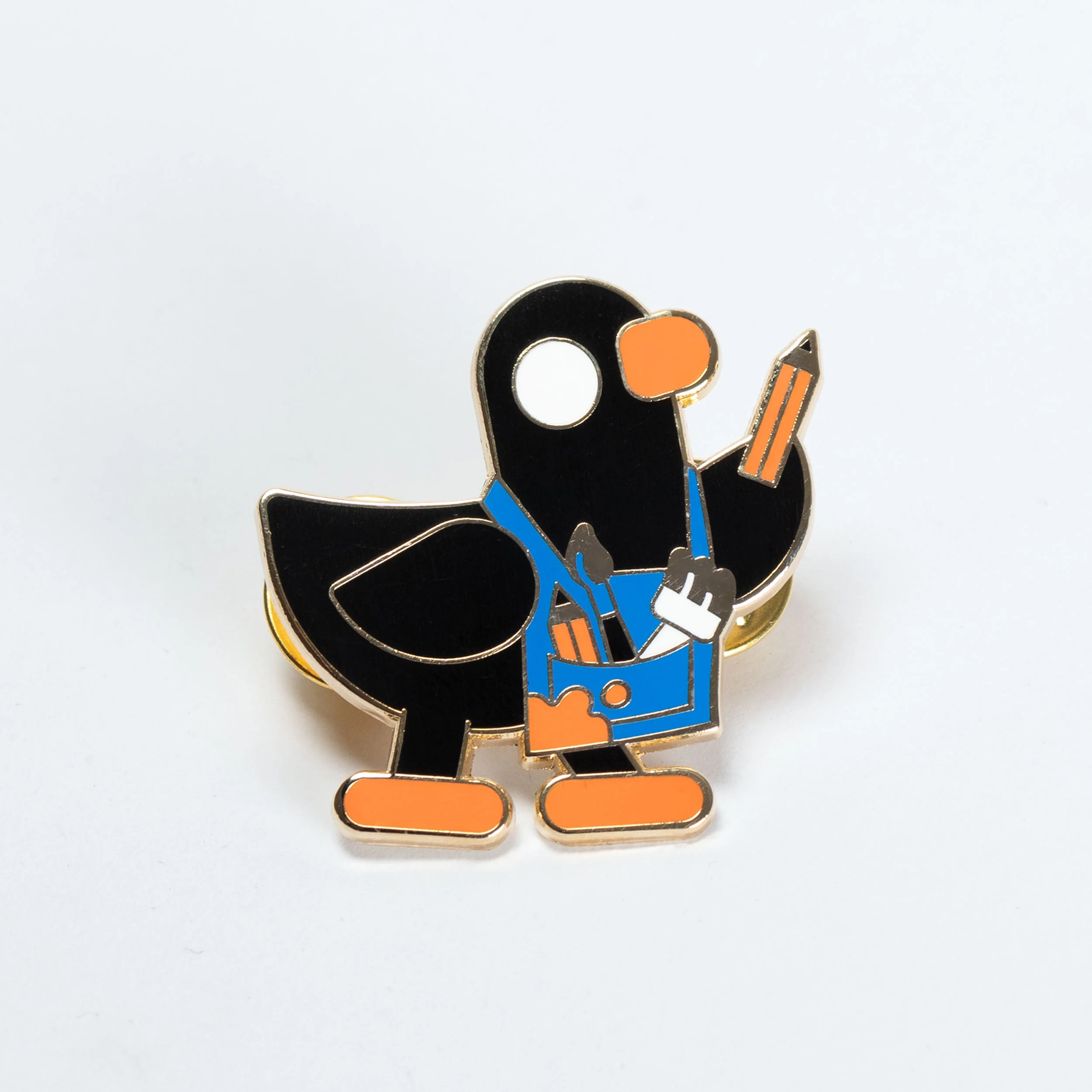 Artist Duck Enamel Pin