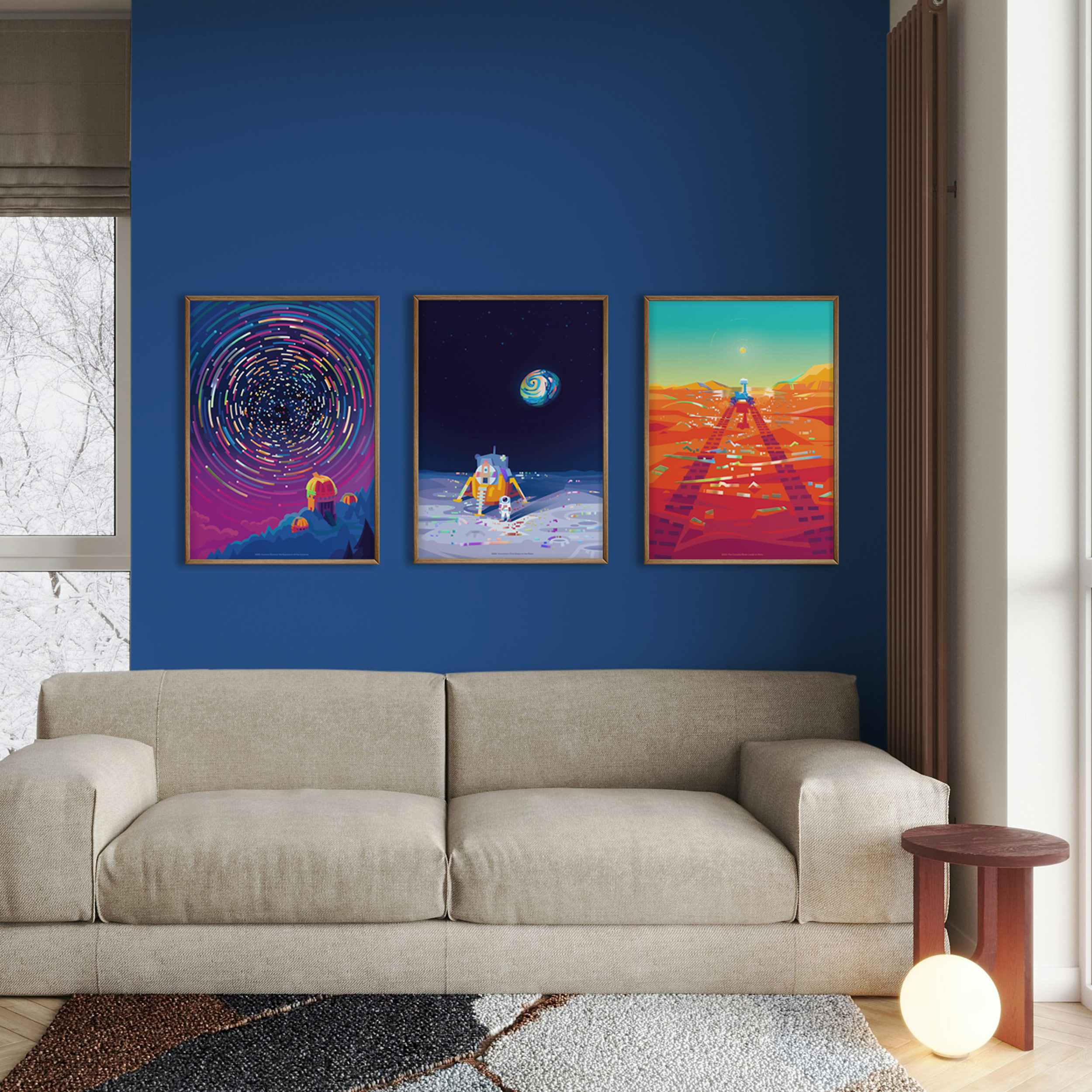 Cosmic Milestones: Lunar Landing Poster - Image 5