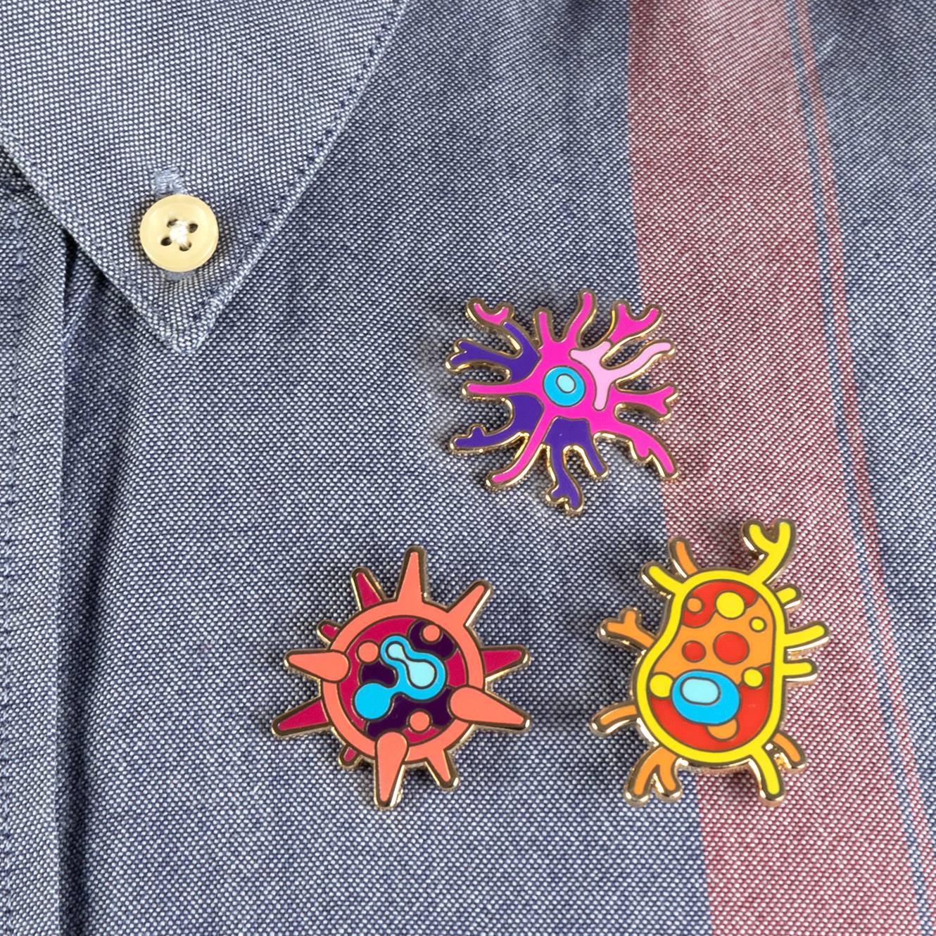Neutrophil Enamel Pin - Image 4